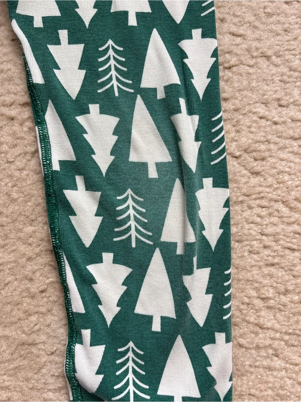 Size 8 Hanna Andersson Christmas Tree Pajama Set